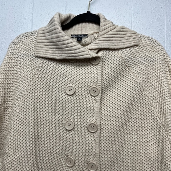 Pretty Rebellious Double Breasted Pocho Womens Small Cozy Comfortable Capsule - Picture 3 of 11